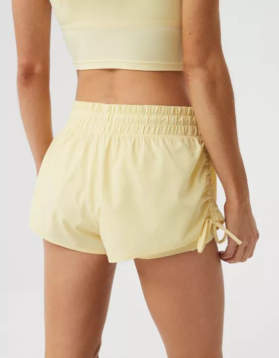 OFFLINE By Aerie Low Rise Ruched Hot Stuff Short | Aerie