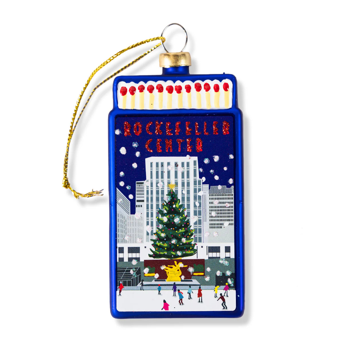 Furbish Studio Matchbook Ornament - Rockefeller Center | Furbish Studio