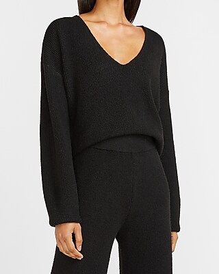 Cozy Ribbed Balloon Sleeve Sweater | Express