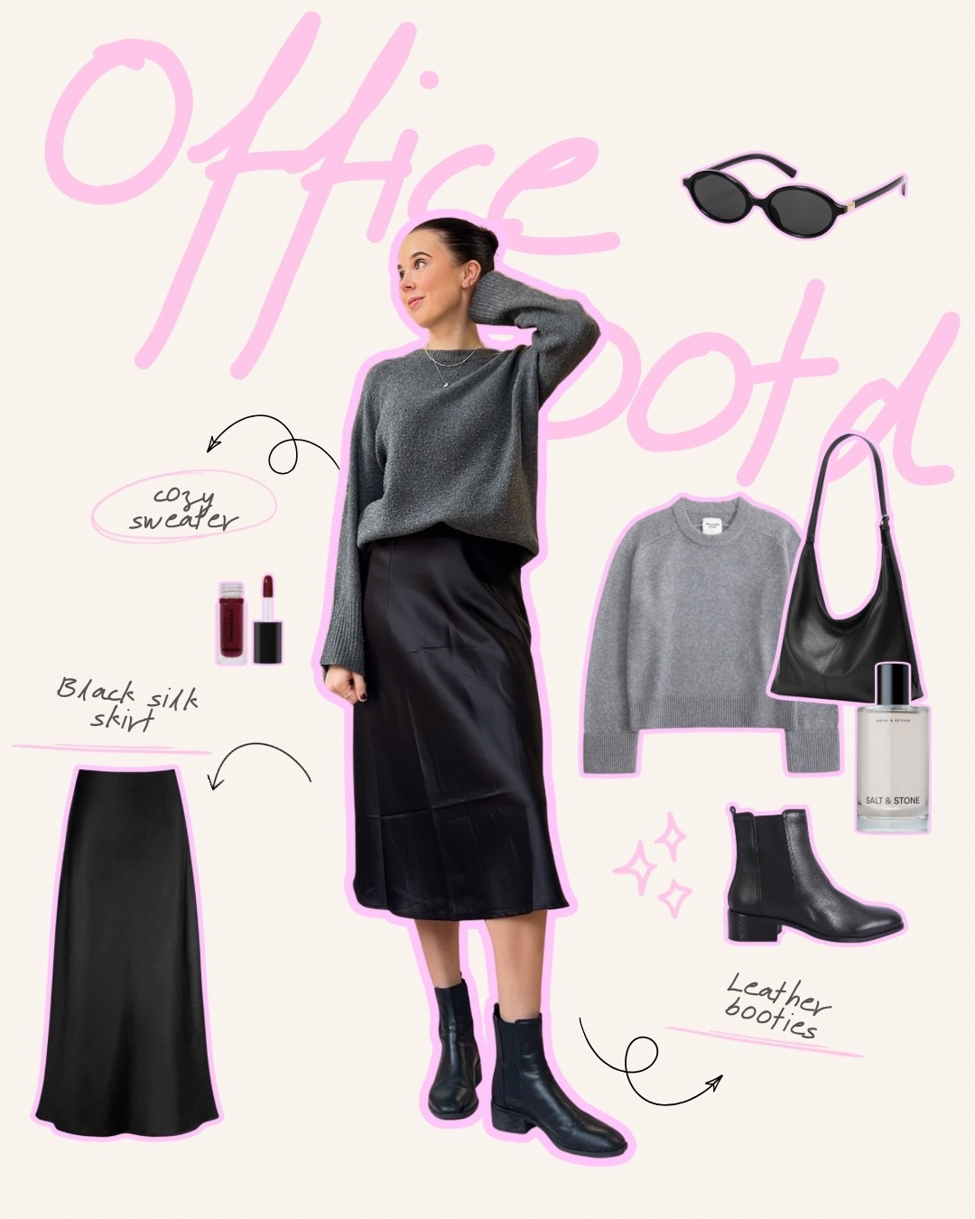 My office OOTD from yesterday. I think this is perfect for transitional weather! The skirt is long but still flowy so you don’t get too hot, cozy sweater, and I layered a wool trench coat over to commute since it was cold in NYC yesterday 🥶 Could easily take this outfit from the office to dinner, but it’s as comfy as wearing sweats! I’ve linked all of my pieces if you want to shop 🥰 

I got a size small in the skirt and sweater, and a 9 in the boots. All seemed true to size to me. 

#LTKFindsUnder50 #LTKStyleTip #LTKWorkwear