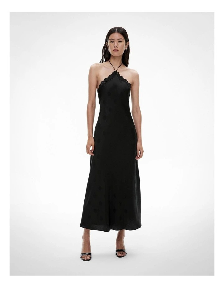 WitcherySpot Halter Dress in Black Spot | Myer