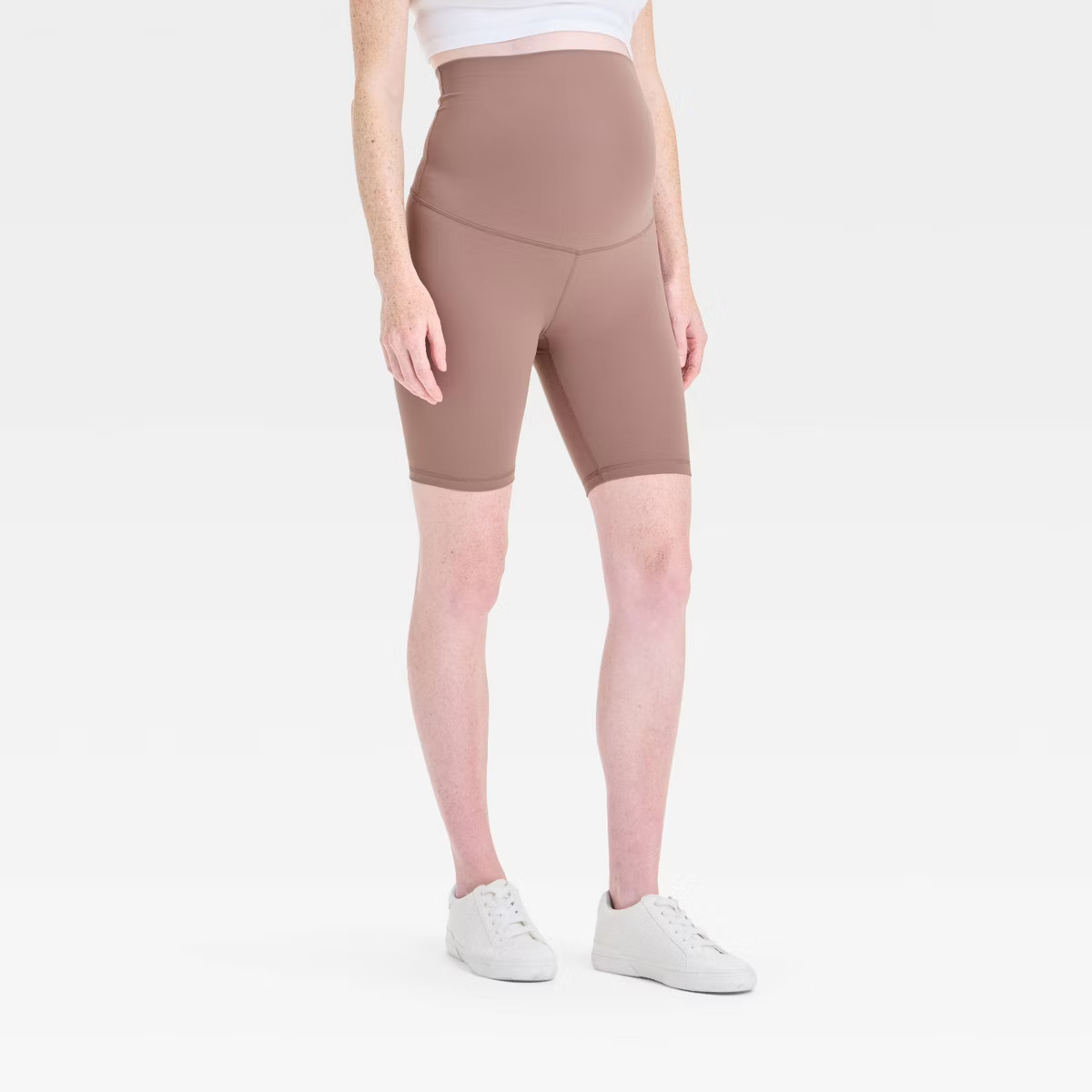 Over Belly High-Rise Active Maternity Bike Shorts - Isabel Maternity by Ingrid & Isabel™ | Target