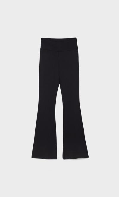 Flared sculpt leggings - Women's fashion | Stradivarius United Kingdom | Stradivarius (UK)