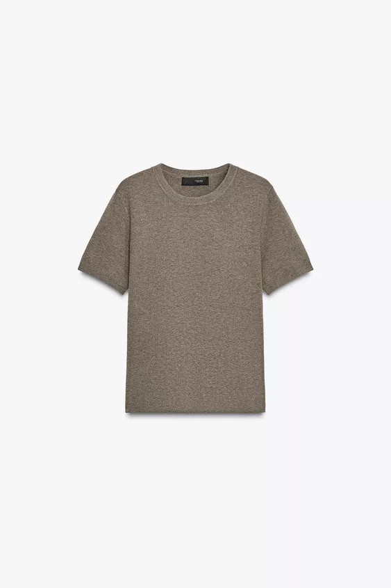 SHORT SLEEVE SOFT-TOUCH KNIT JUMPER | Zara US