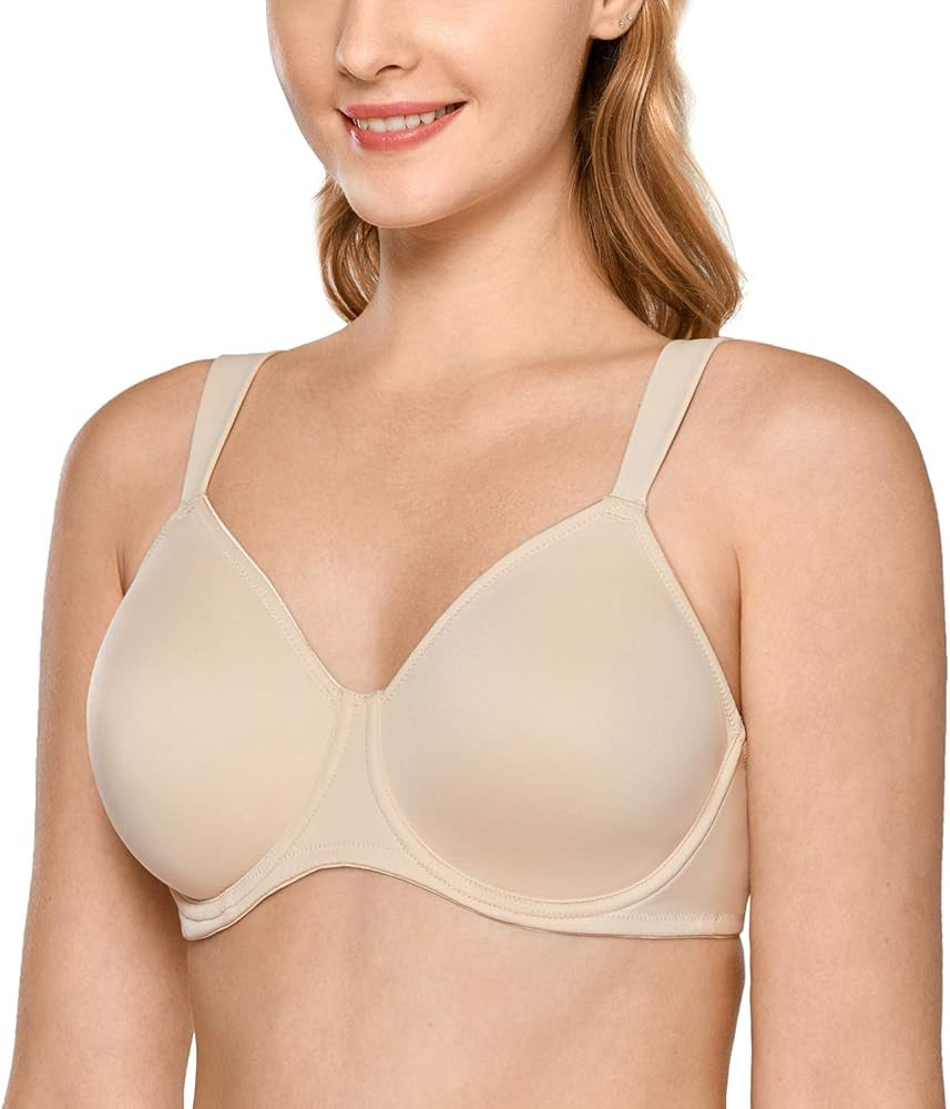 DELIMIRA Women's Full Coverage Minimizer Underwire Plus Size Non Padded Support Bra | Amazon (CA)