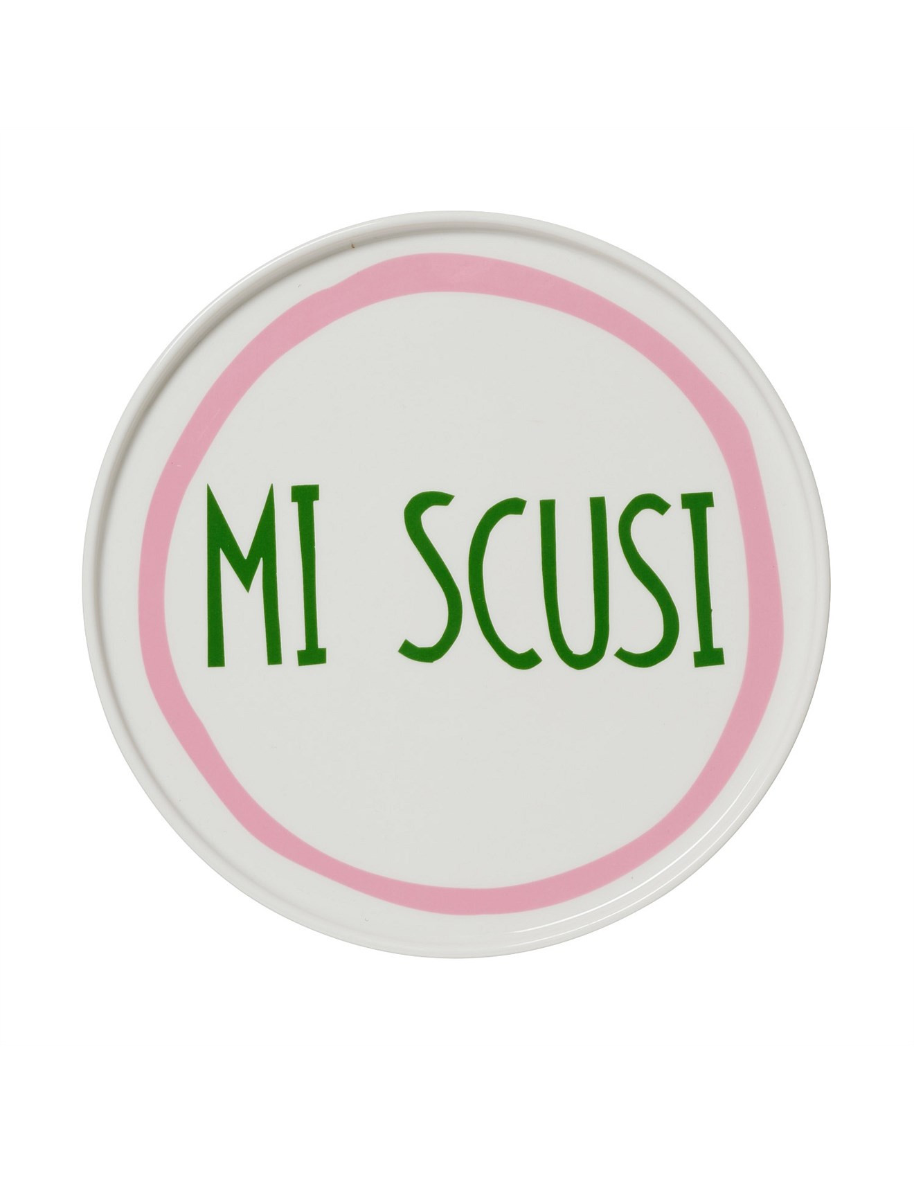 Mi Scusi Plate 25cm | David Jones (Australia & New Zealand)