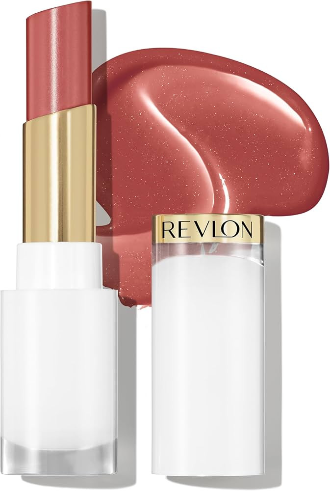 REVLON Super Lustrous Glass Shine Balm, Hydrating Tinted Lip Balm, Sheer, Glossy Shiny Finish, 00... | Amazon (US)