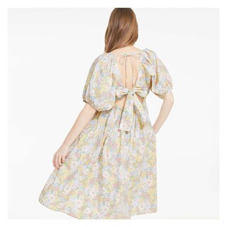 Blushing Flower Back-Tie Dress | Joe Fresh