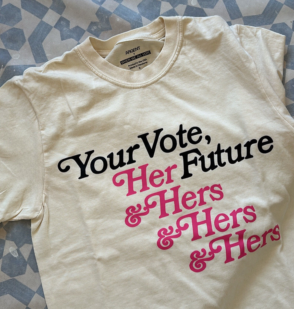 YOUR VOTE HER FUTURE