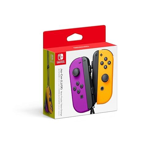 Nintendo Neon Purple/ Neon Orange Joy-Con (L-R) - Switch | Amazon (US)