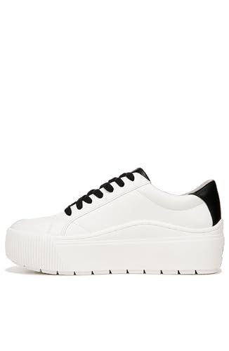 Dr. Scholl's Shoes Womens Time Off Max Platform Sneaker White/Black Smooth 7.5 M | Amazon (US)