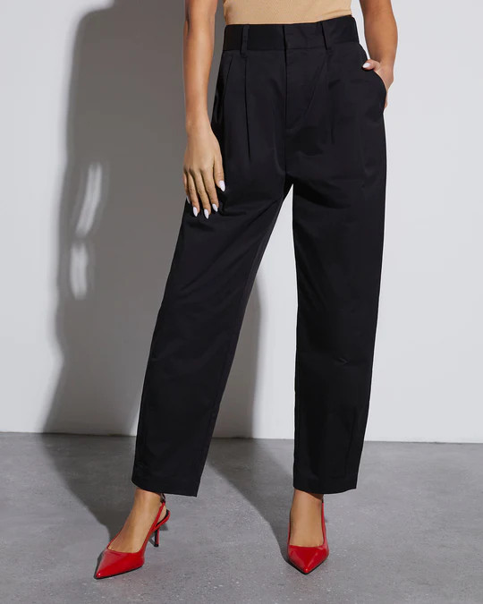 Desta Cotton High Rise Trousers | VICI
