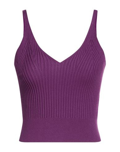 8pm Woman Top Purple Size M Viscose, Polyester | YOOX (US)