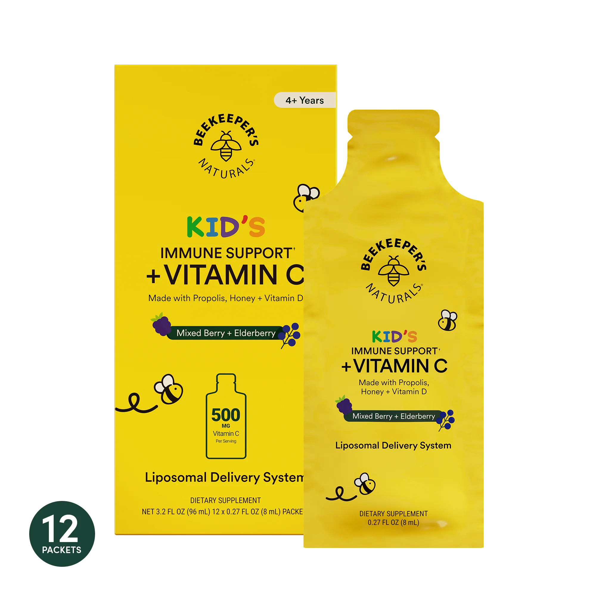 Kid\u2019s Immune Support + Vitamin C | Beekeepers Natural's