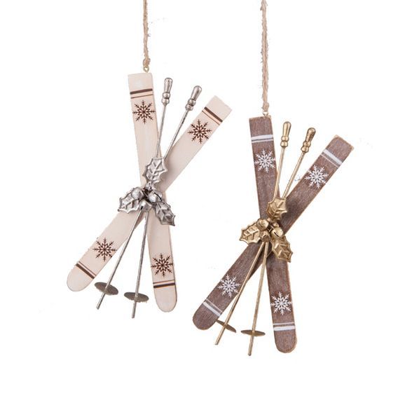 Gallerie II Fair Isle Skis Ornament A/2 | Target