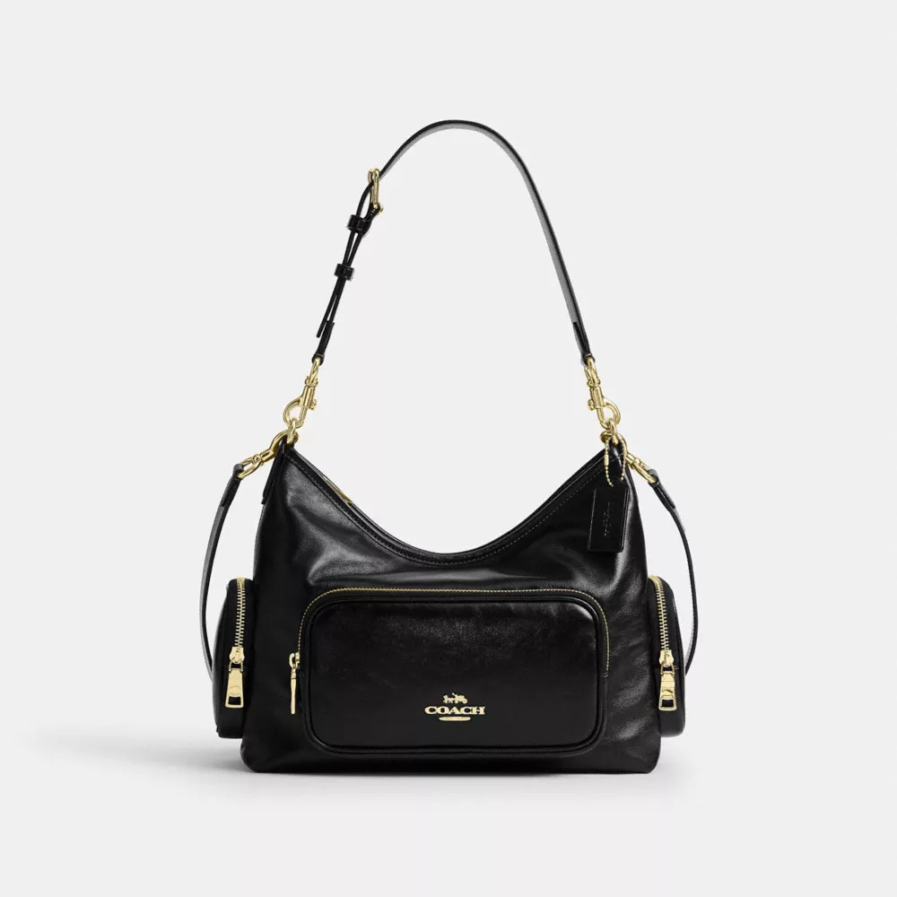 Laurel Shoulder Bag With Buckles In Signature Canvas | Coach (US)
