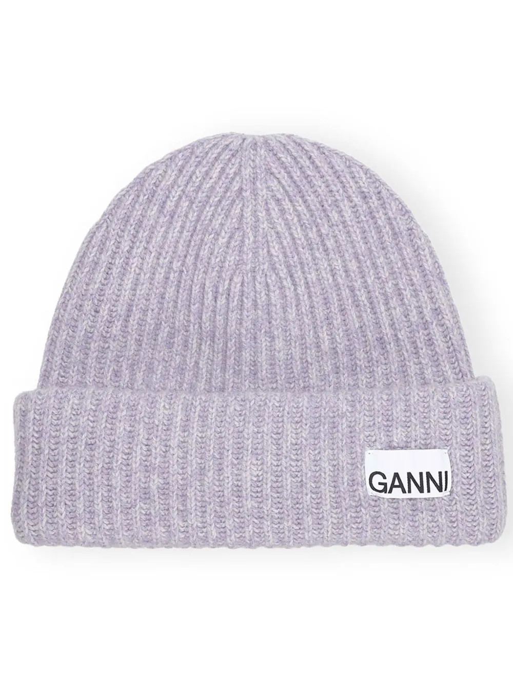logo-patch ribbed knit beanie | Farfetch Global