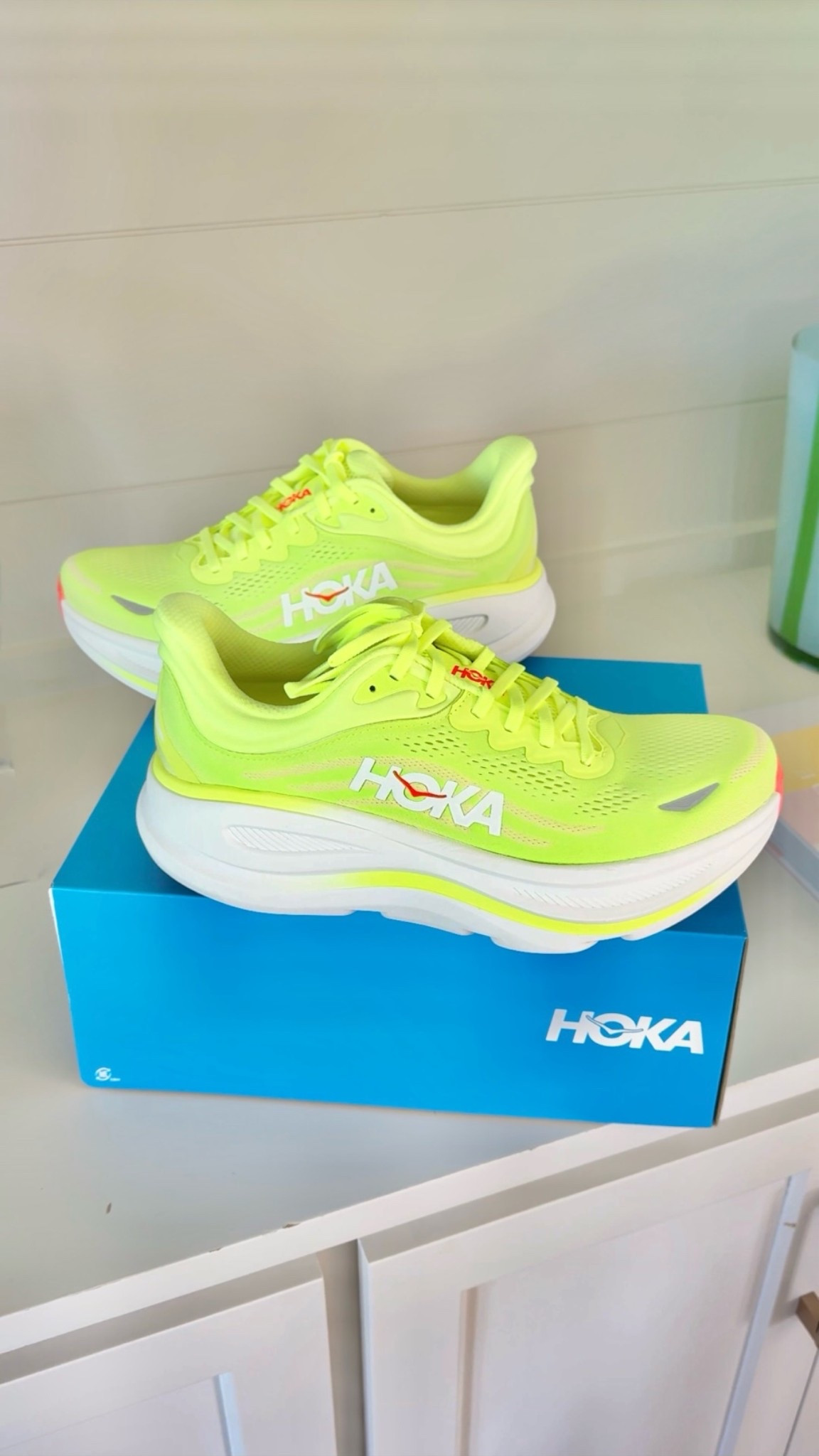 Hoka Bondi running shoes, cute sneakers, workout shoes

Hoka Bondi are my favorite and this new chartreuse color is too good!!😍🍋‍🟩🍊

#LTKSeasonal #LTKActive
