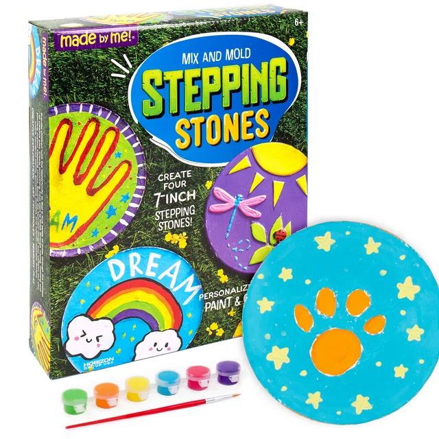 Made By Me Mix & Mold Stepping Stone Kit, Boys and Girls, Child, Ages 6+ | Walmart (US)