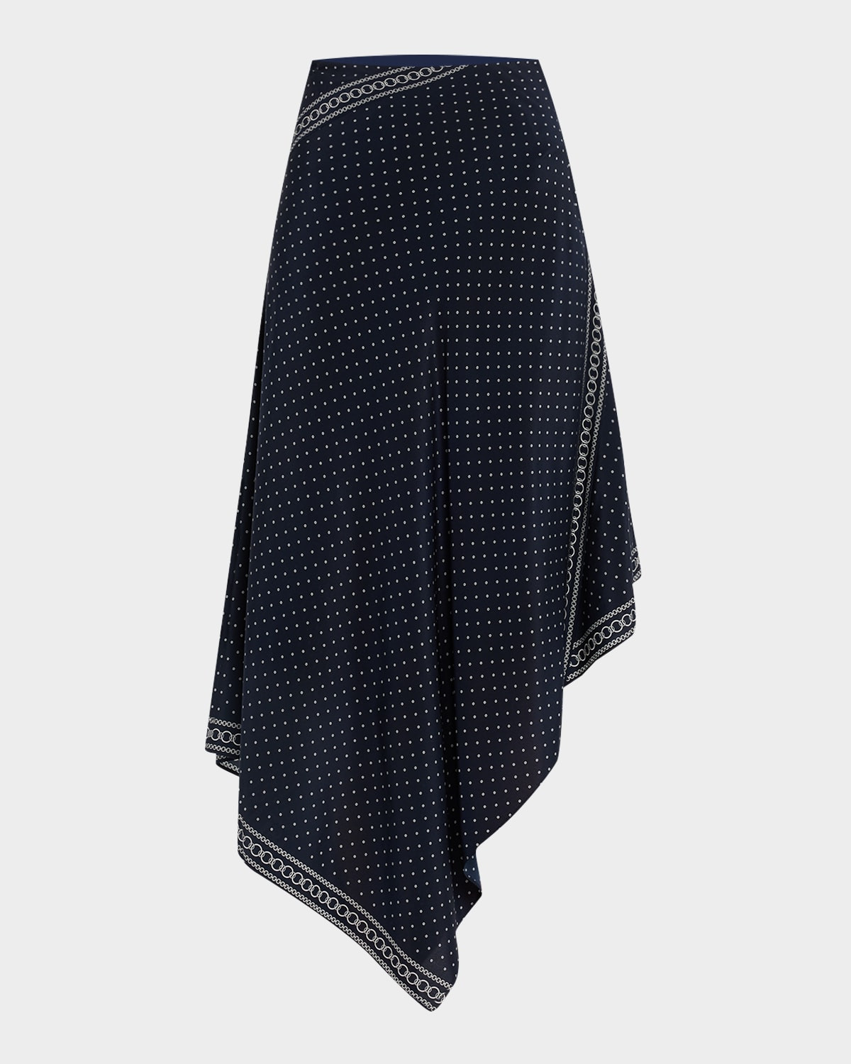 Hartley Asymmetric Silk Skirt | Neiman Marcus