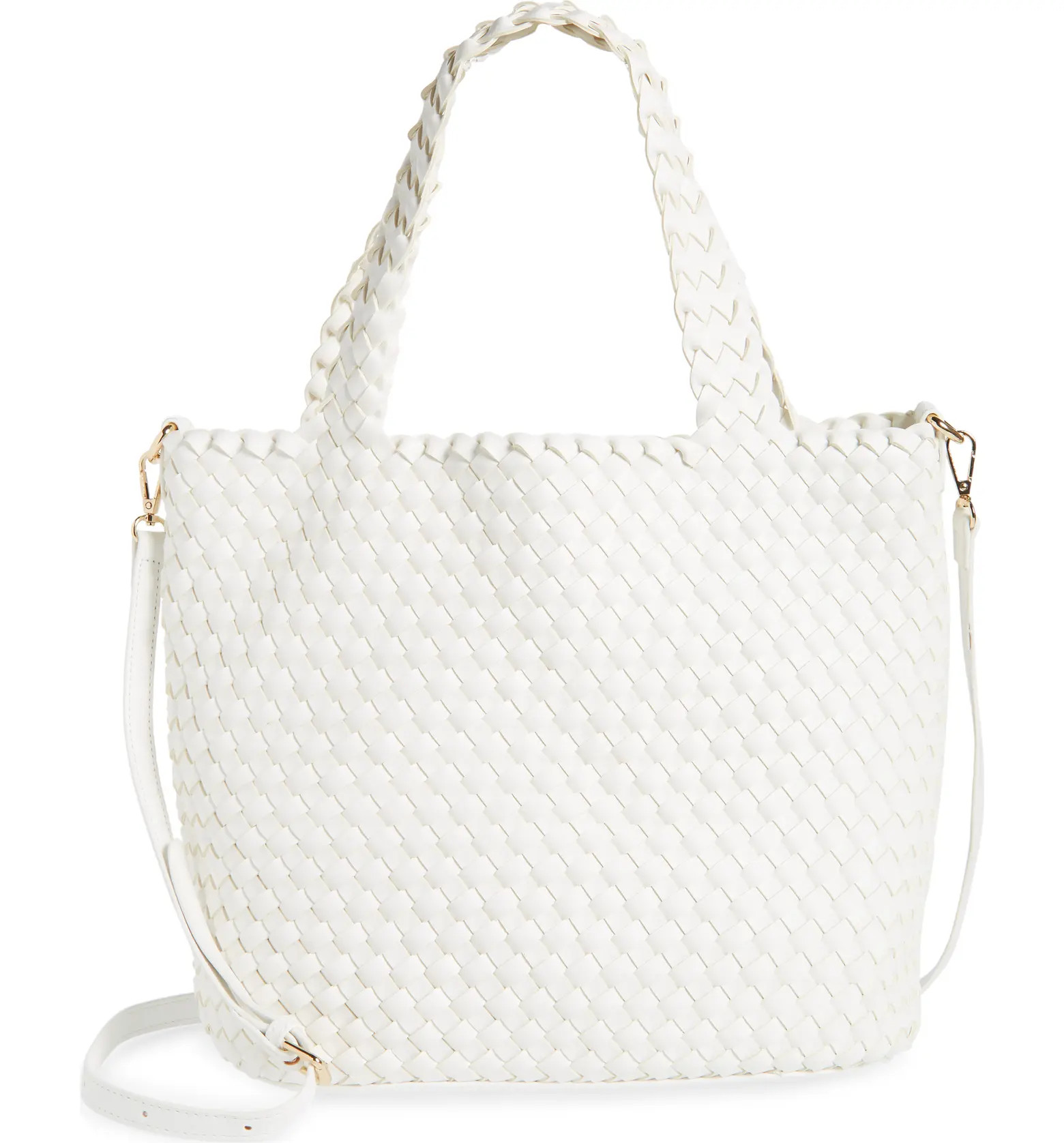 Ray Convertible Woven Vegan Leather Tote | Nordstrom
