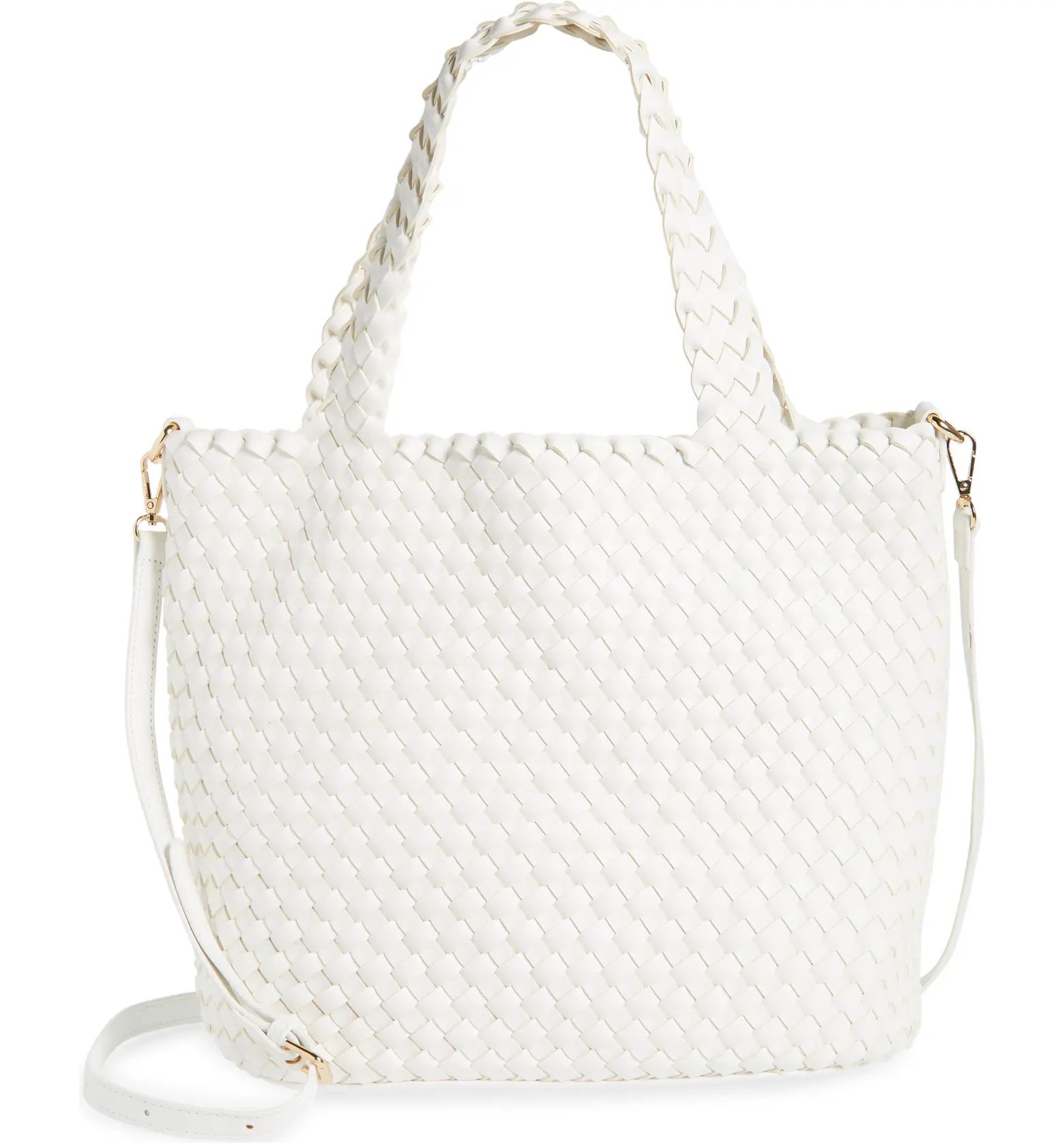 Ray Convertible Woven Vegan Leather Tote | Nordstrom