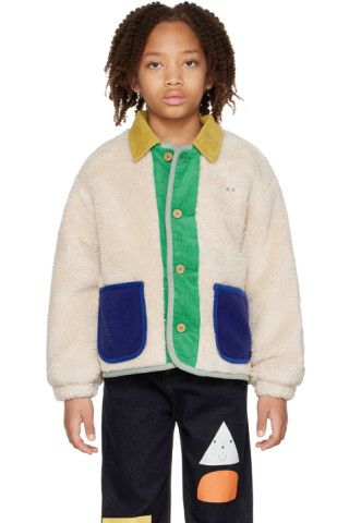 Bobo Choses - Kids Off-White Color Block Jacket | SSENSE