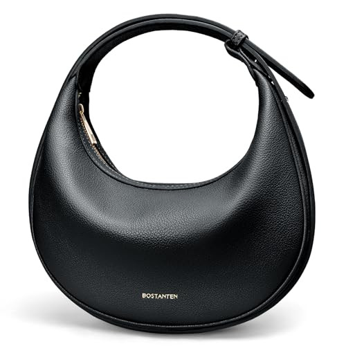 BOSTANTEN Crescent Shoulder Bag for Women Trendy Crossbody Hobo Purse Vegan Leather Clutch Handba... | Amazon (US)