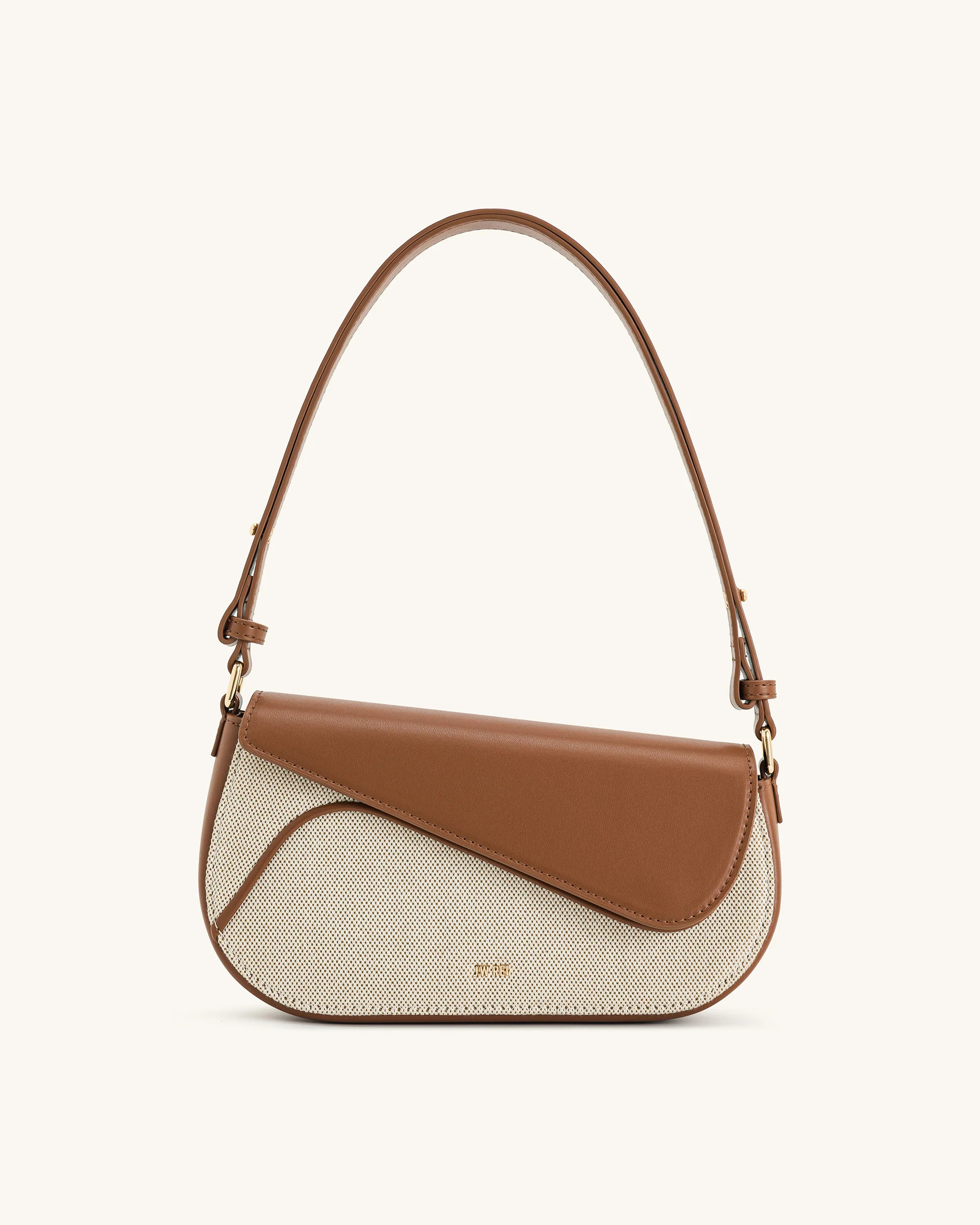 Addisyn Shoulder Bag - Brown Canvas | JW PEI US