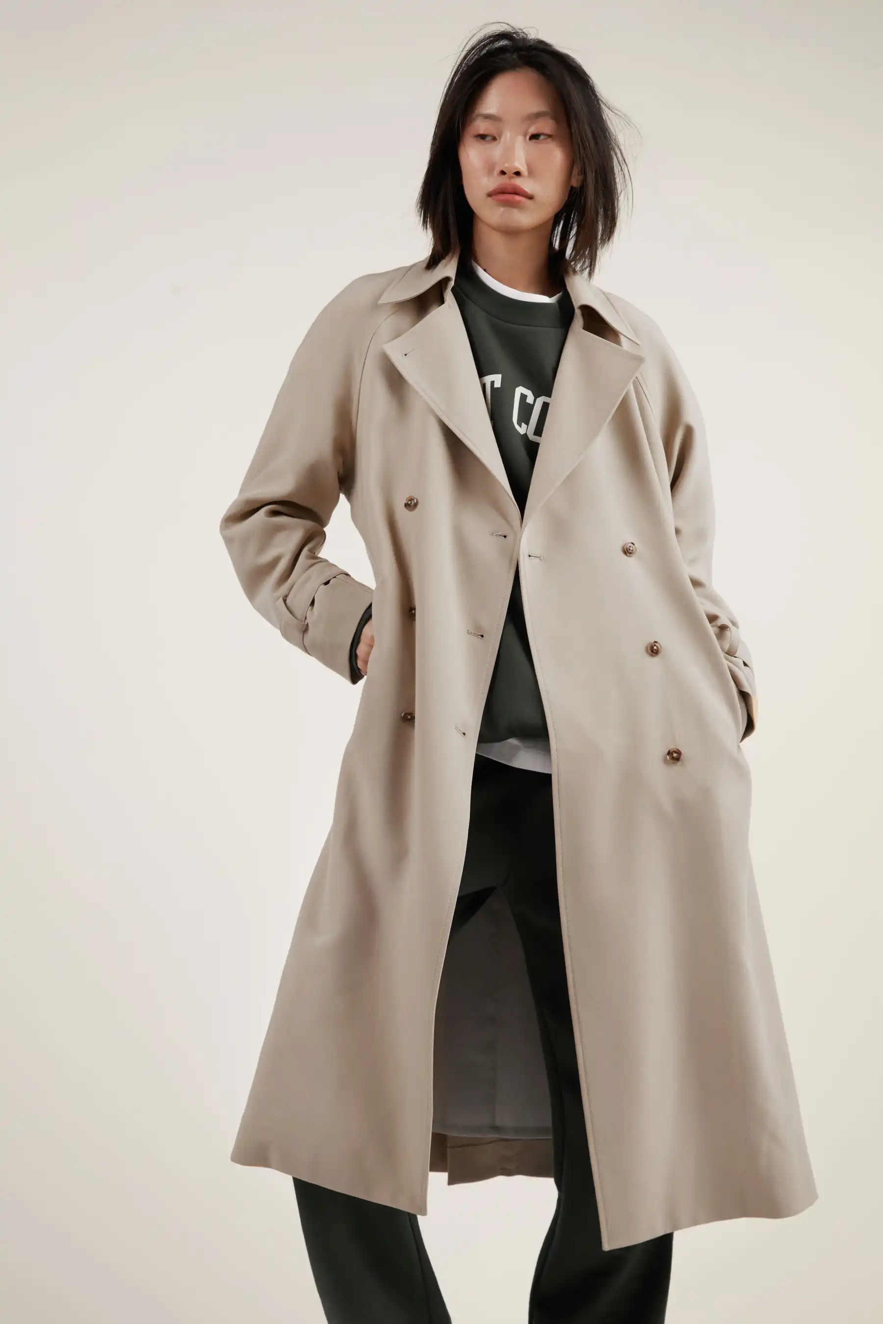 OVERSIZED TRENCH COAT | OAK + FORT