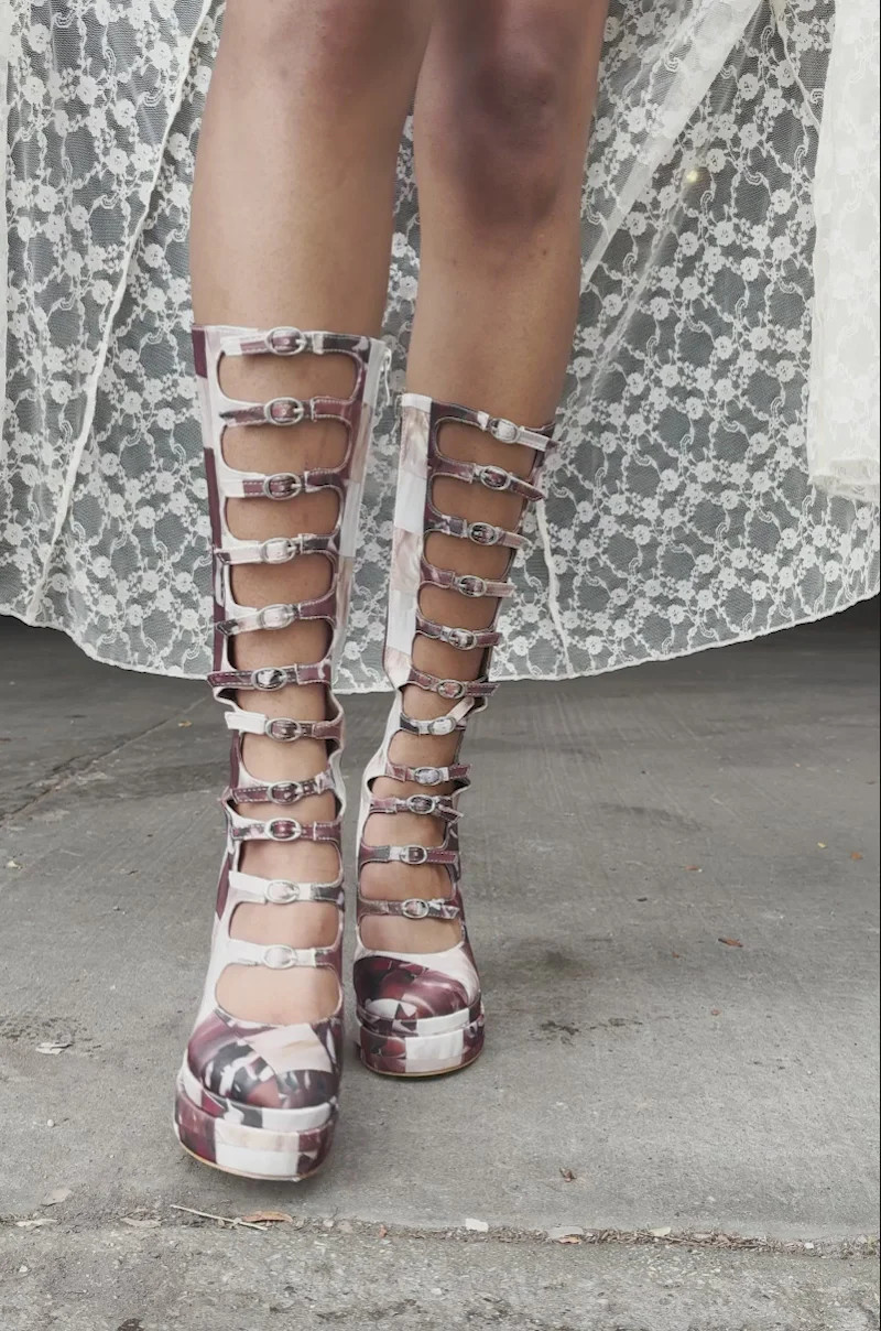 AZALEA WANG MARRIGOLD BROWN MULTI BOOT | AKIRA