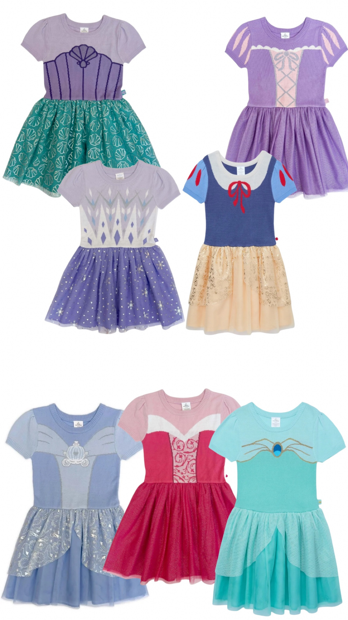 New sweater top princess dresses for girls 4-12. Such a cute and affordable option for growing kids. Especially great for a comfier princess dress option when going to the parks!

#LTKBacktoSchool #LTKFindsUnder50 #LTKKids