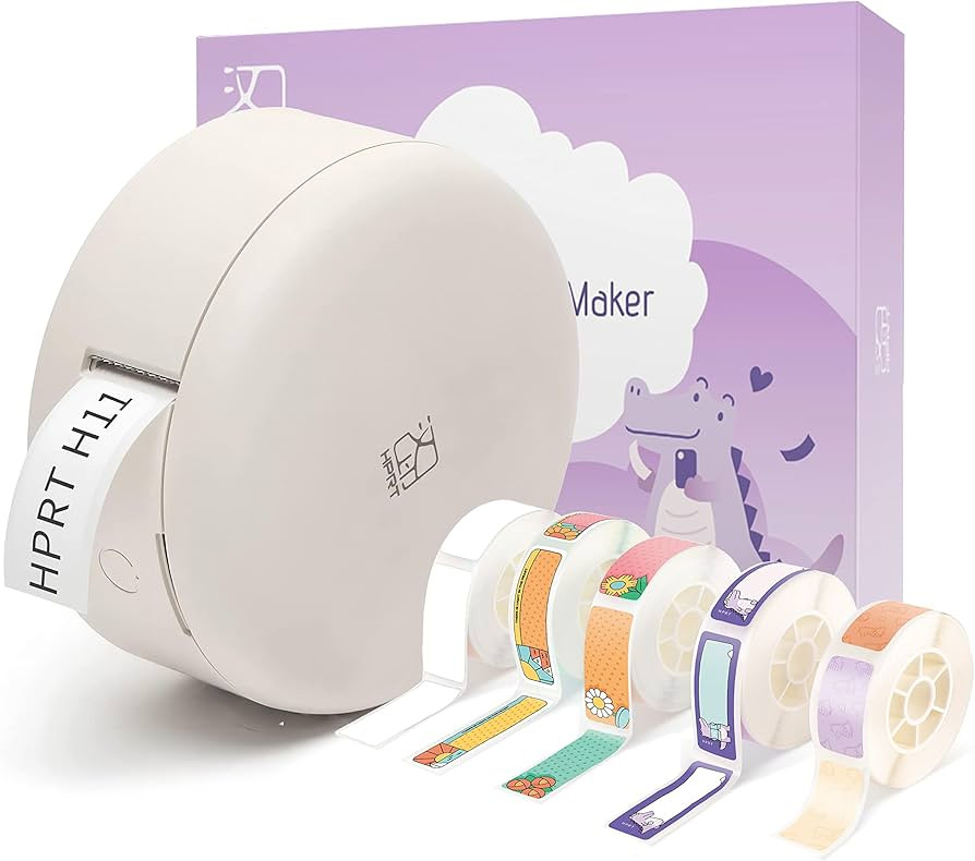 HPRT H11 Label Maker with Tapes, H11 Thermal Mini Label Printer Bluetooth Wireless for Storage, H... | Amazon (US)