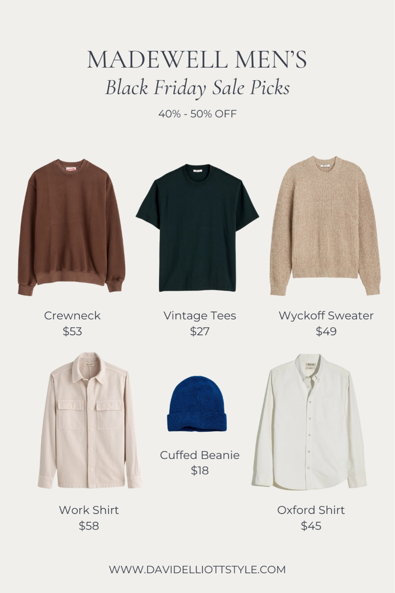Madewell Men’s Black Friday Sale Picks! All of these items are 40% - 50% off and my go-to’s for winter! 

#LTKMens #LTKSaleAlert #LTKCyberWeek