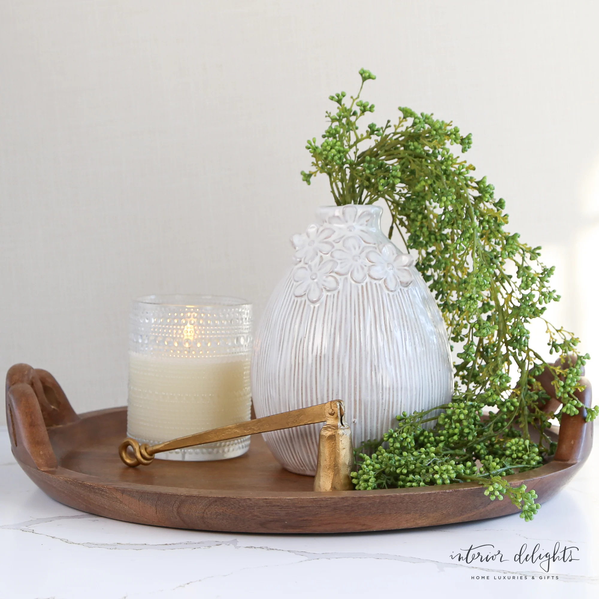 32” Green Berry Hanging Vine | Interior Delights