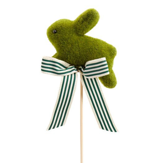 Green Leaping Bunny Picks Set of 2 by World Market | World Market