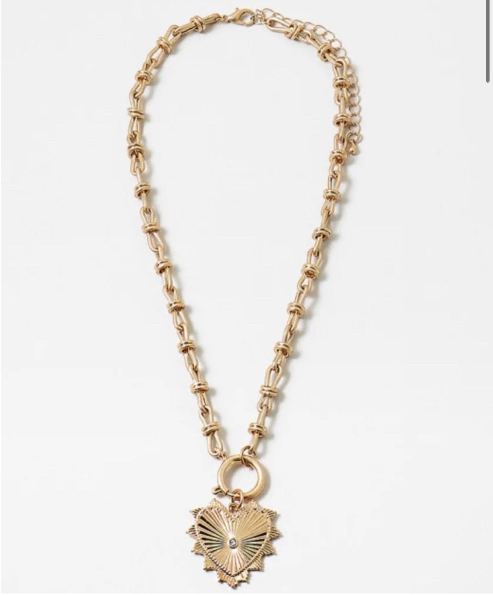 Love and luck necklace | gold heart | chunky necklace | statement necklace 

#LTKFindsUnder50 #LTKSaleAlert #LTKStyleTip