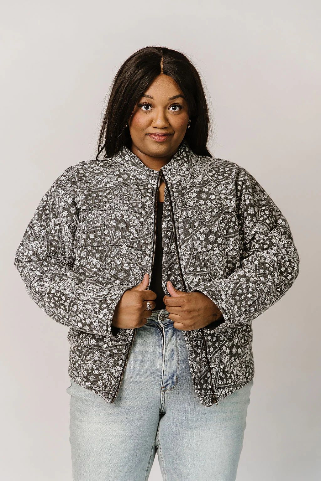 Paisley Quilted Jacket | Mindy Mae's Market
