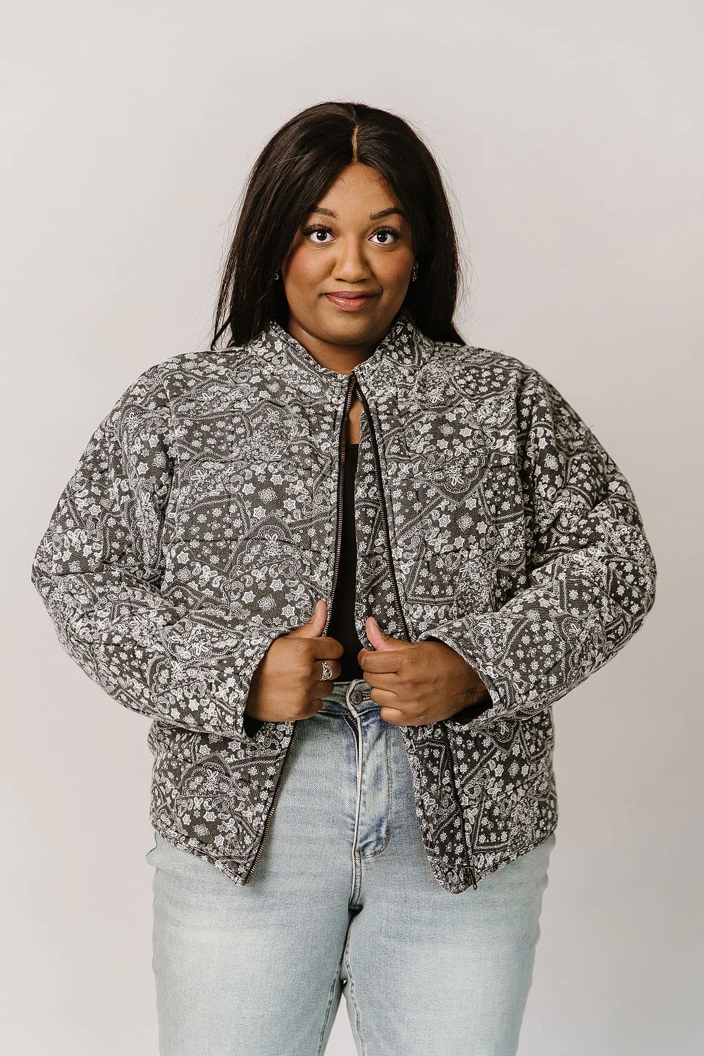 Paisley Quilted Jacket | Mindy Mae's Market
