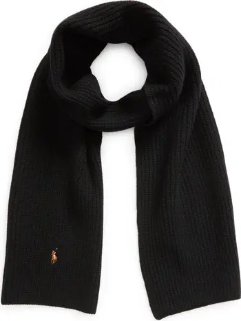 Signature Polo Pony Wool Blend Scarf | Nordstrom