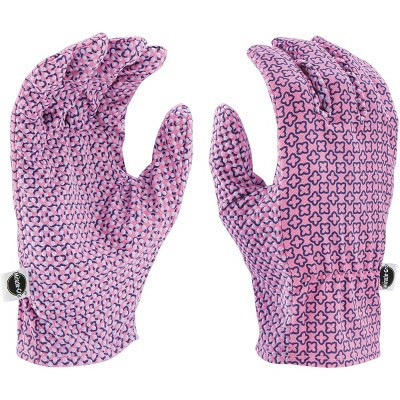 Miracle-Gro  Women's Polyester & Cotton Dotted Grip Planting Gloves, Medium/Large | Target
