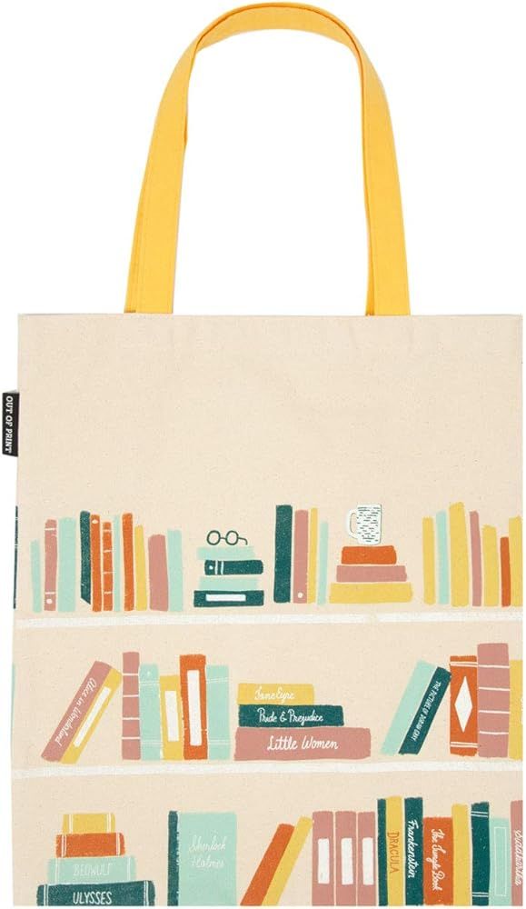 Out of Print Bookshelf Tote Bag | Amazon (US)
