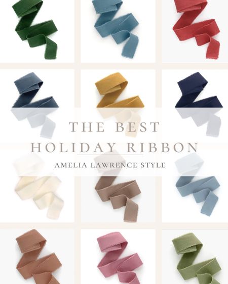 Best holiday ribbon, Christmas ribbon, amazing home, ribbon, gift 

#LTKSeasonal #LTKHoliday #LTKhome