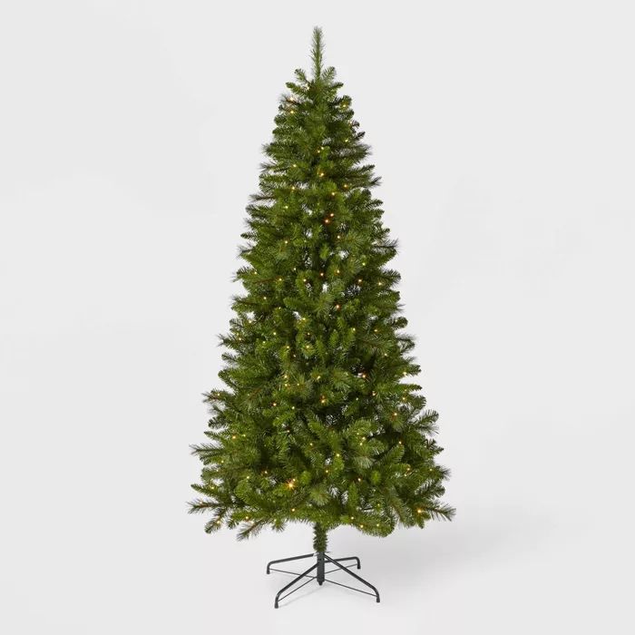 7ft Pre-Lit Douglas Fir Artificial Christmas Tree Bicolor LED Lights - Wondershop™ | Target