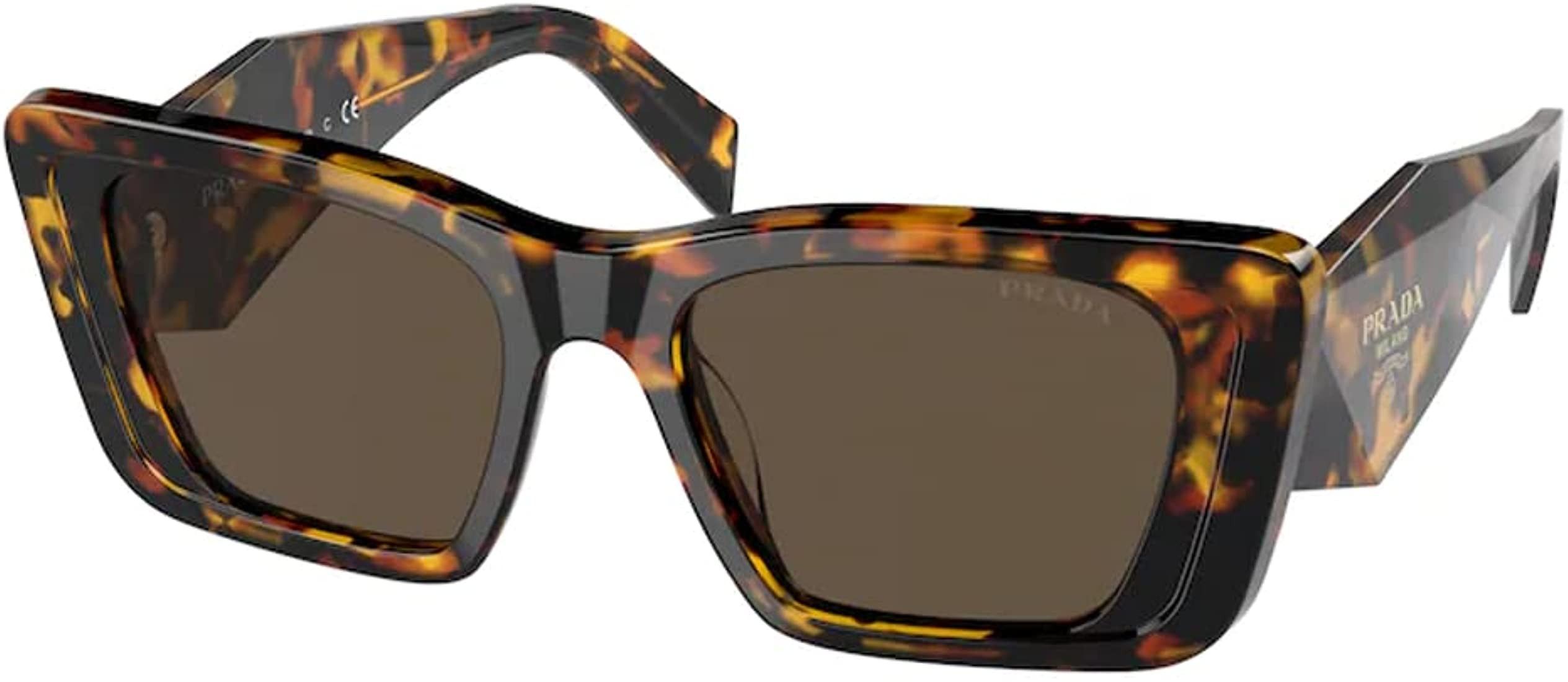 Prada PR08YS Butterfly Sunglasses for Women + BUNDLE with Designer iWear Complimentary Care Kit | Amazon (US)