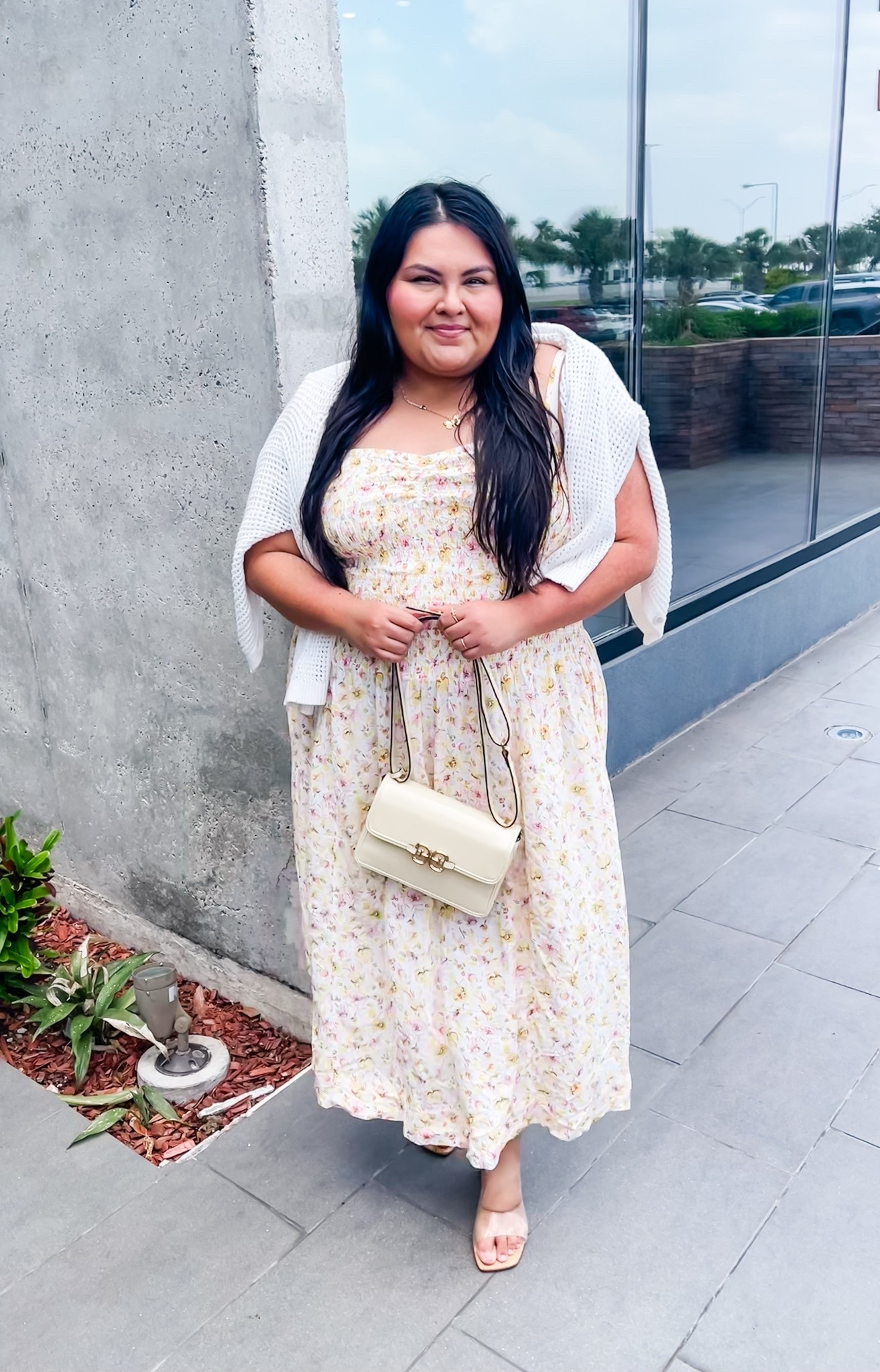 Perfect spring and summer plus size brunch outfit, or church outfit! This dress is so comfortable!

#LTKPlusSize #LTKootd #LTKMidsize