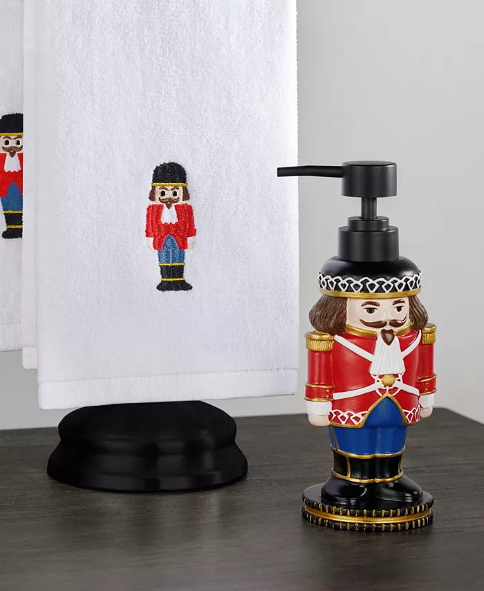 Mistletoe Farms Nutcracker 3-Pc. Towel & Pump Set & Reviews - Bathroom Accessories - Bed & Bath -... | Macys (US)