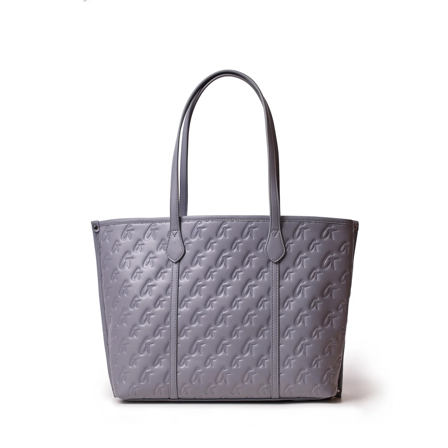 MONOGRAM SLEEK TOTE GRAY | Glam-Aholic Lifestyle