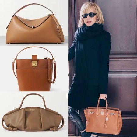 Camel bags in all different tones are my very favorite. They go with everything. 
Always looking chic and elevates any outfit.  Check out Veronica Beard’s  “Goody” bag. Just love the name. 

#LTKstyletip #LTKMostLoved #LTKitbag