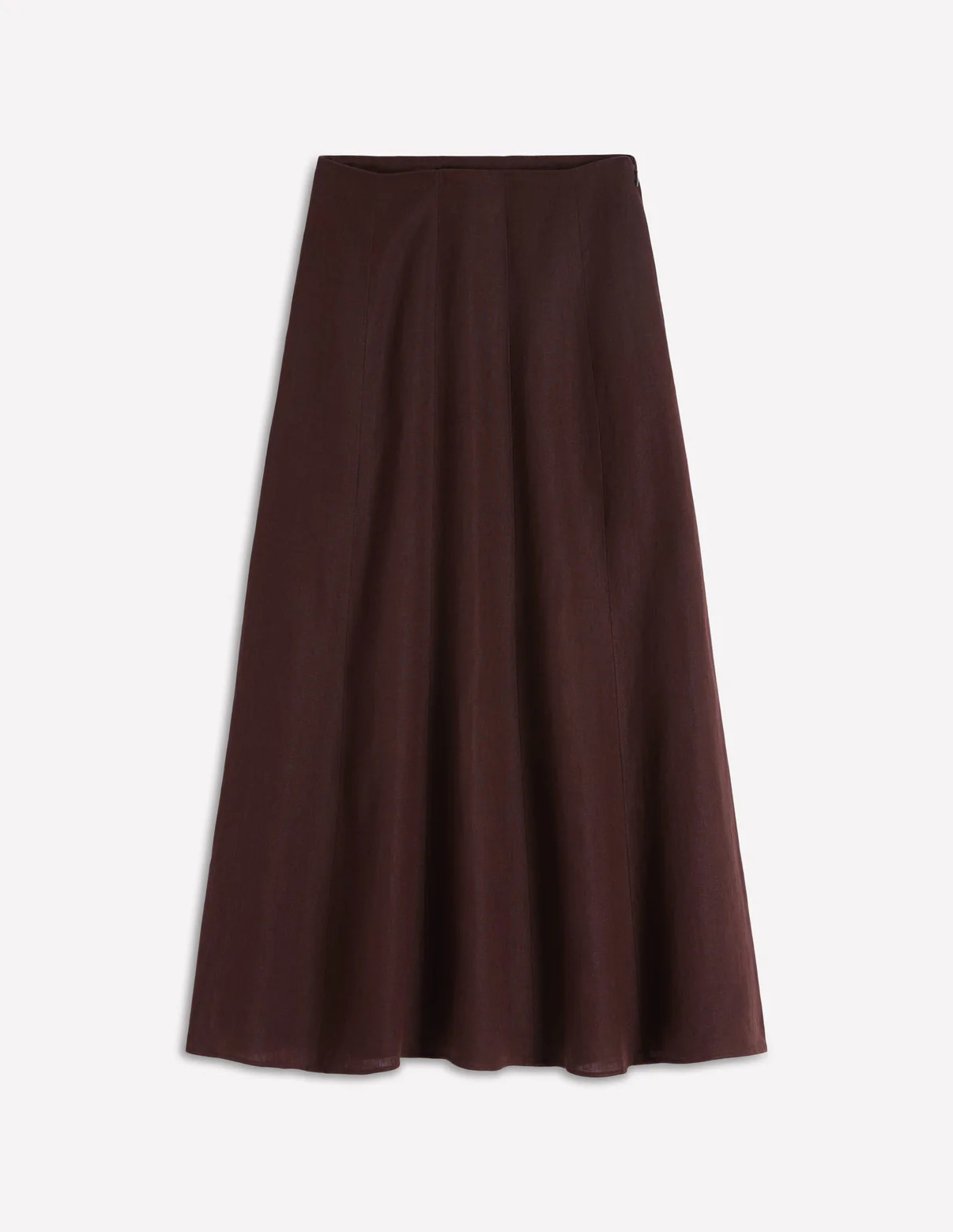 Miriam Linen Maxi Skirt-Bitter Chocolate | Boden (US)
